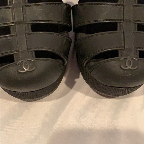 CHANEL platform sandals from the 90s - Picture 4 of 4